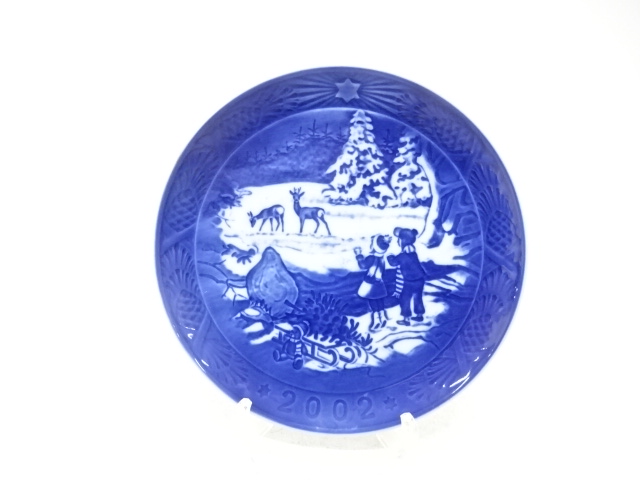 ROYAL COPENHAGEN　ロイヤルコペンハーゲン　「Winter in the forest」　イヤープレート(2002)　洋食器